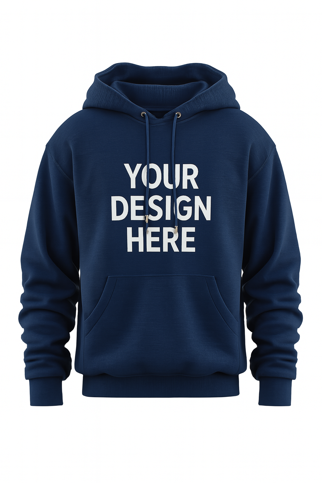 🧥 প্রিমিয়াম GSM 350 হুডি – নেভি ব্লু রঙে নিজের ডিজাইন যুক্ত করুন