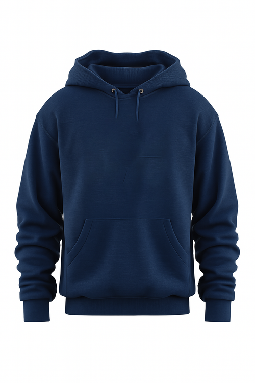 প্রিমিয়াম GSM 350 হুডি – নেভি ব্লু রঙে নিজের ডিজাইন যুক্ত করুন