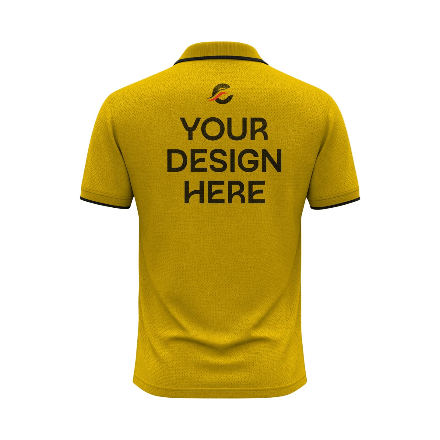 উন্নতমানের  কাস্টমাইজযোগ্য Yellow Lacoste পোলো টি-শার্ট | নিজের নাম, লোগো ও ডিজাইন যোগ করুন