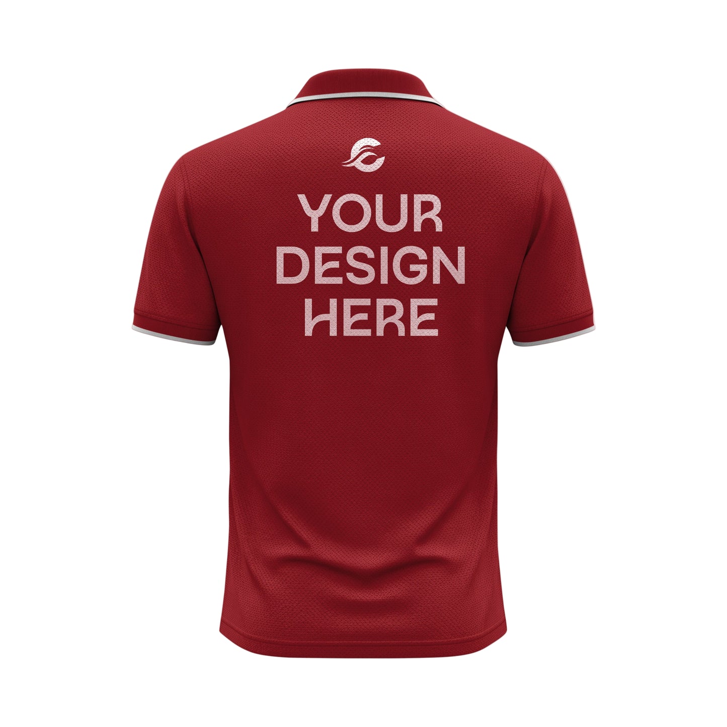 কাস্টমাইজযোগ্য  মারুন উন্নতমানের  Lacoste পোলো টি-শার্ট | নিজের নাম, লোগো ও ডিজাইন যোগ করুন