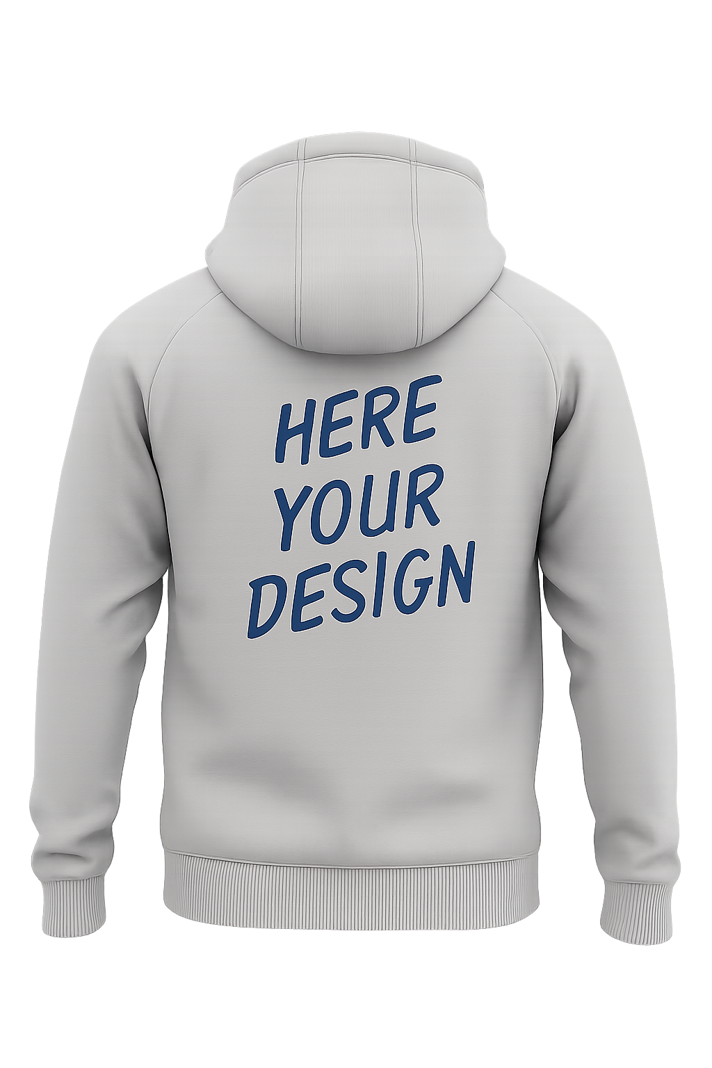 সাদা হুডি – কাস্টম ডিজাইন প্রিন্ট সহ প্রিমিয়াম ফেব্রিক (৭০০–৭৫০ GSM)